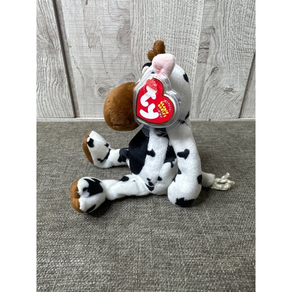 Ty Beanie Babies Tipsy Cow Plush Toy 2003 Retired Collectible - Picture 4 of 9